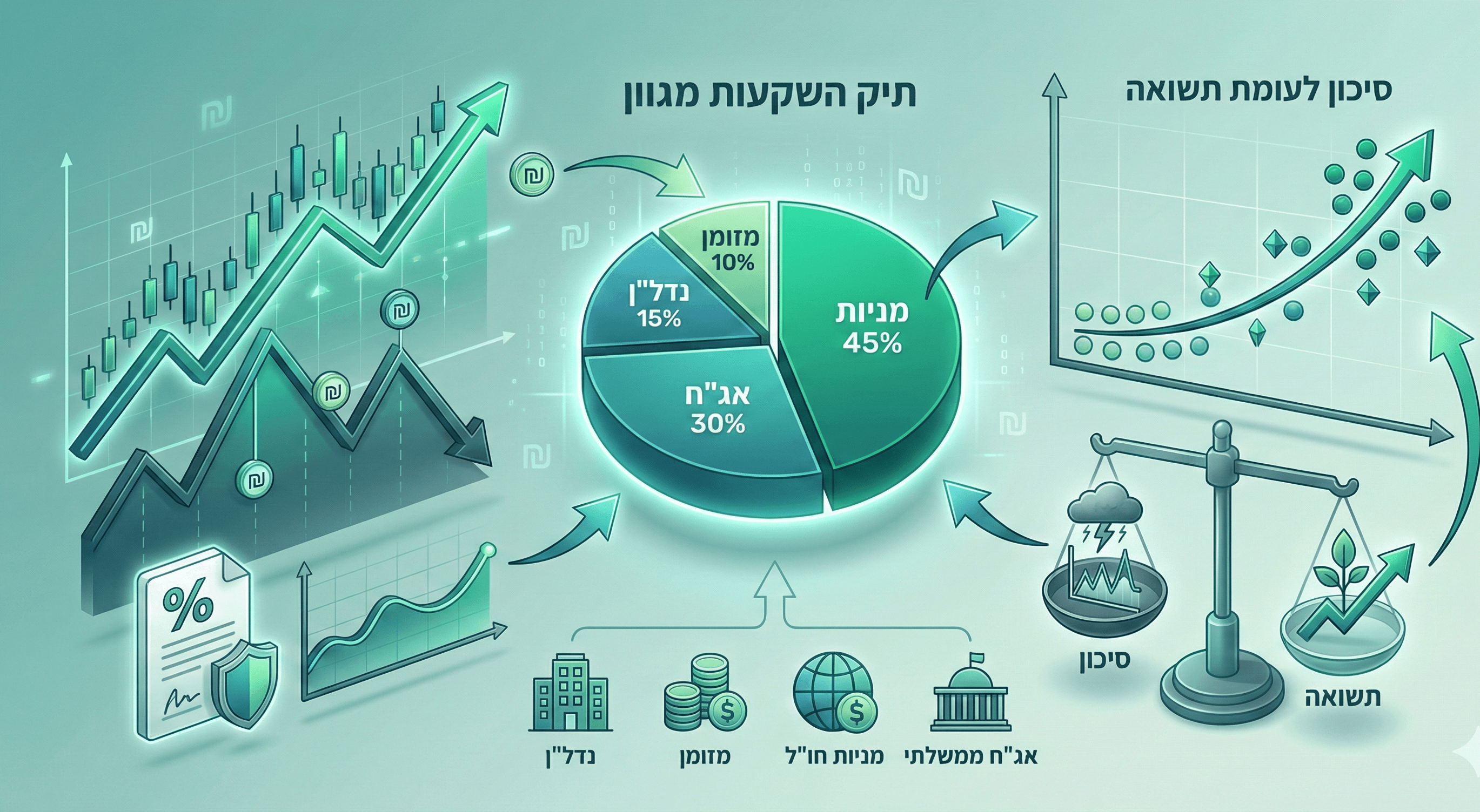מסלולי השקעה בקופות גמל