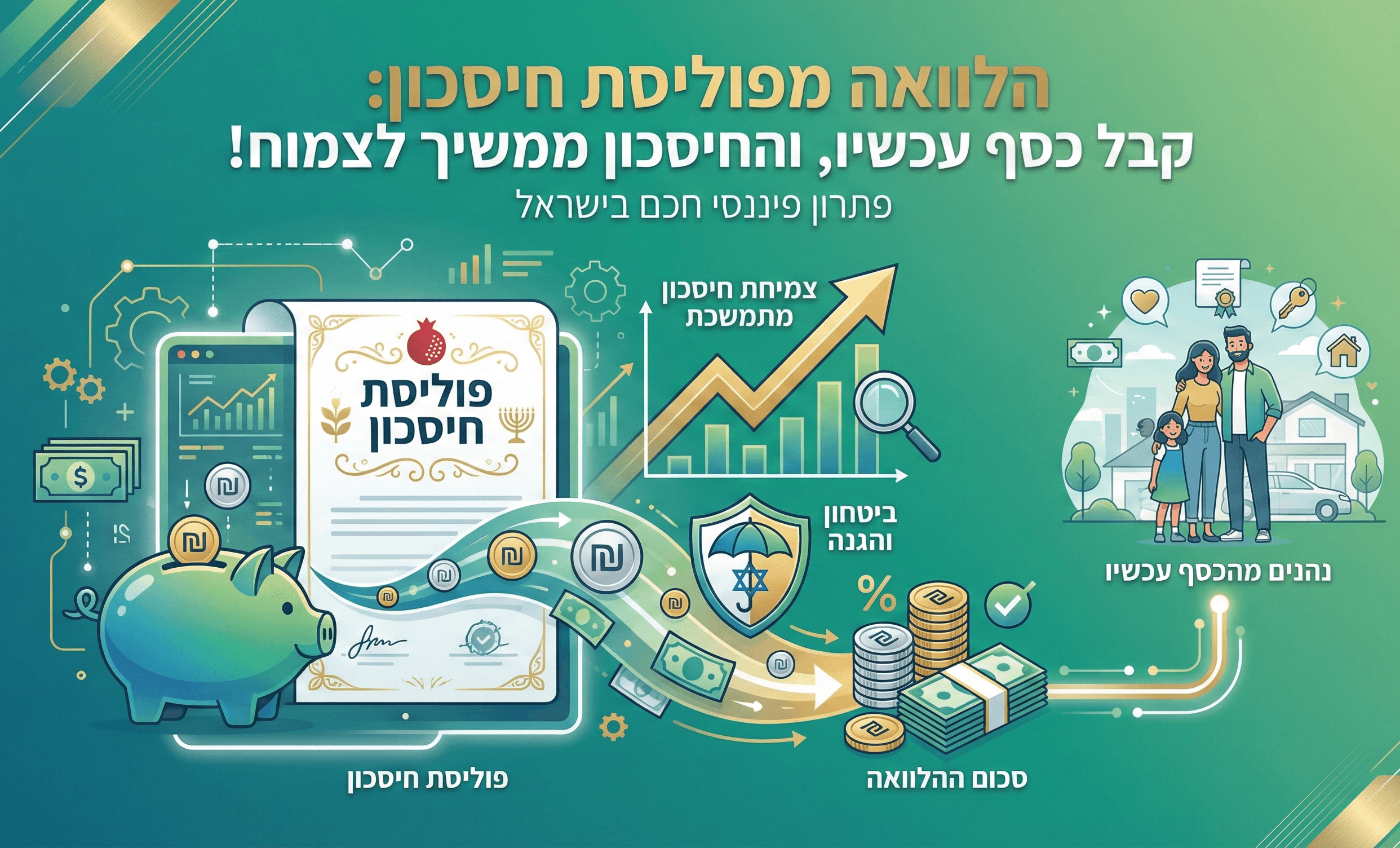 הלוואה מפוליסת חיסכון - קונספט